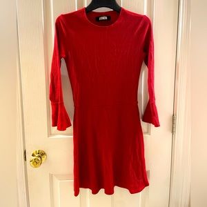 Reformation Anise Dress, Crimson, size S